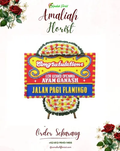 Bunga Papan Congratulation di Glagahombo